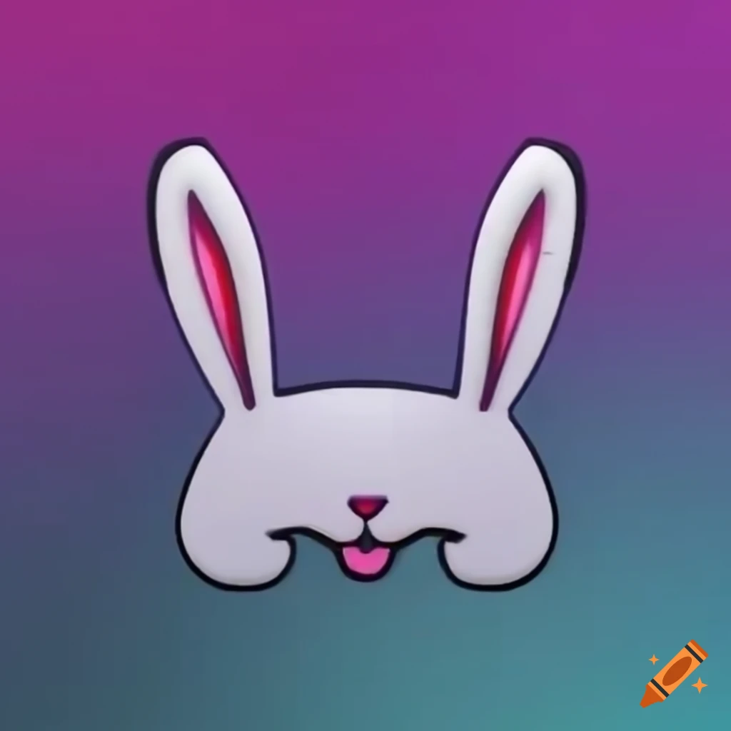Youtube gaming channel icon with a bunny on Craiyon