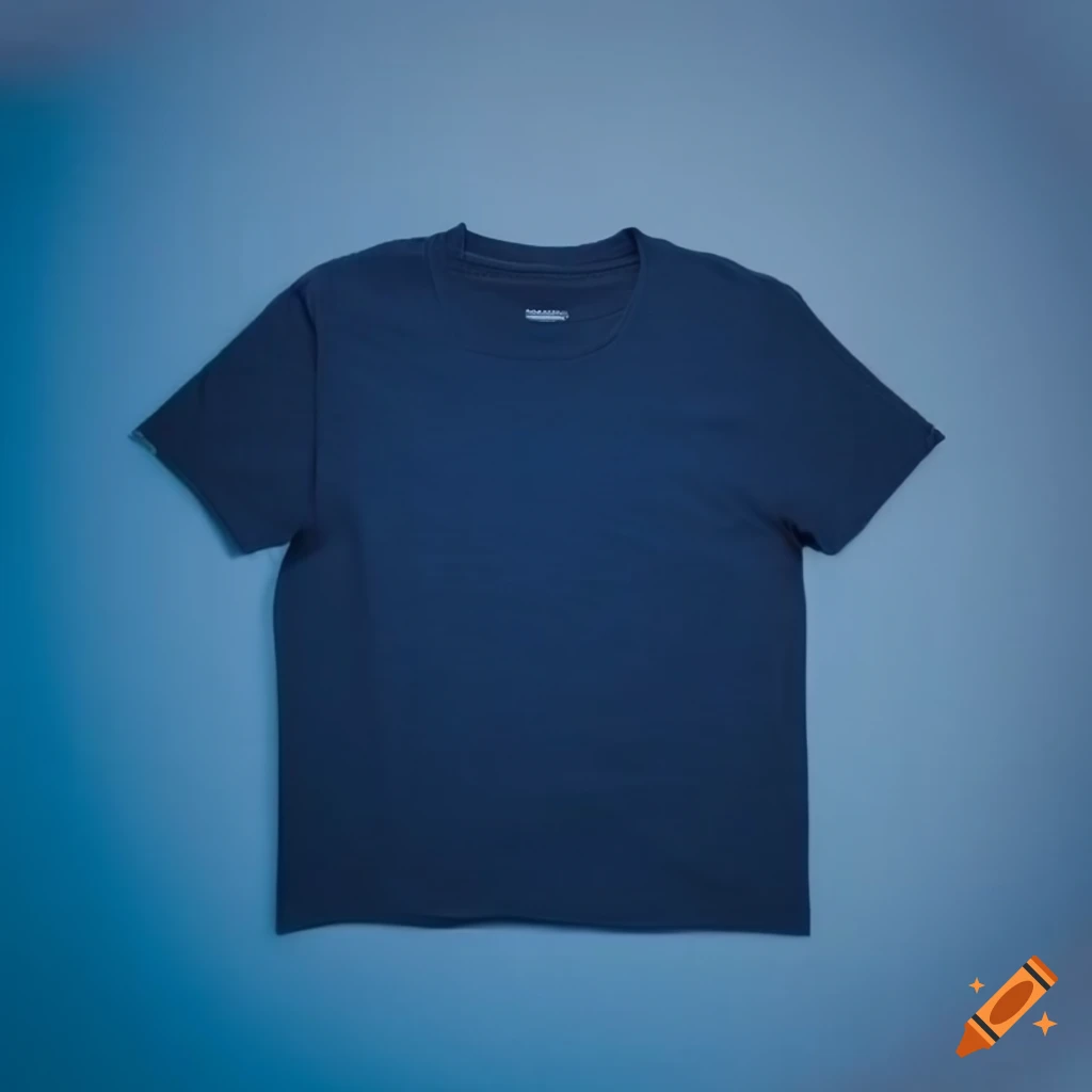 Blue t-shirt on Craiyon