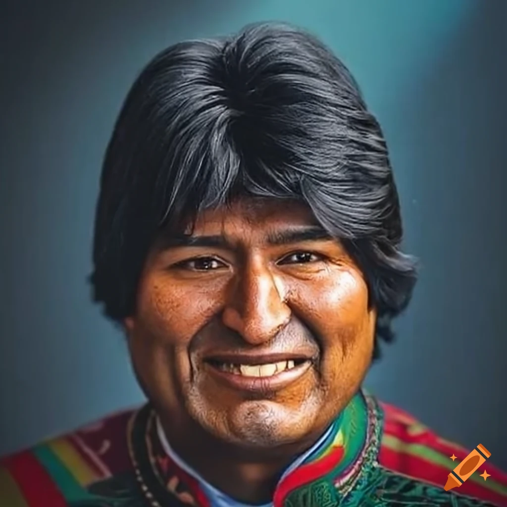 Portrait of evo morales