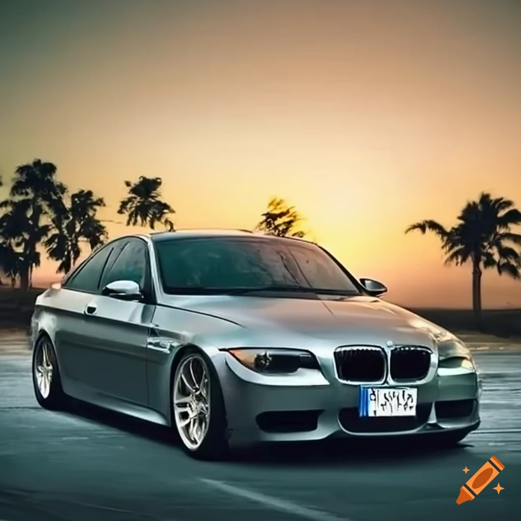 A highly customized and lowered bmw f22 with a widebody kit on Craiyon