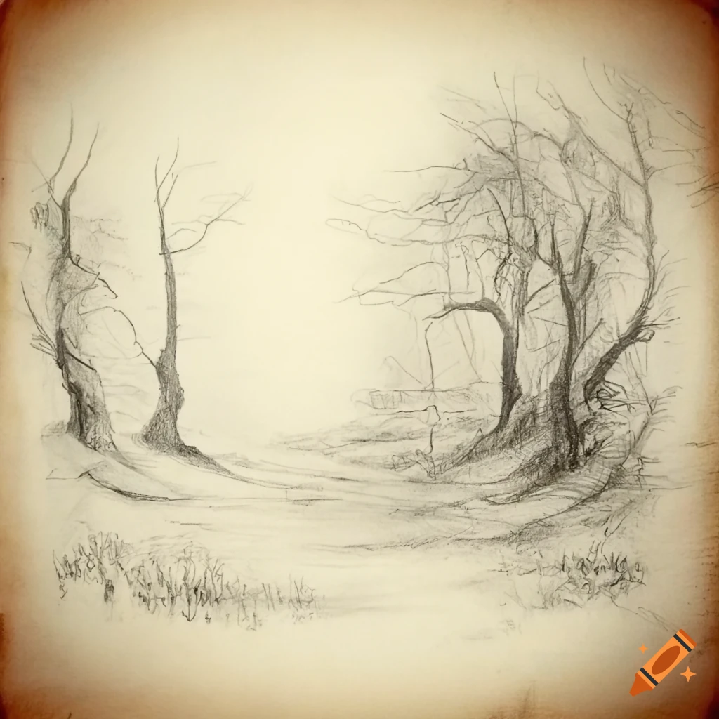 Draw Landscape Easy Nature Drawings✏️Sketchus