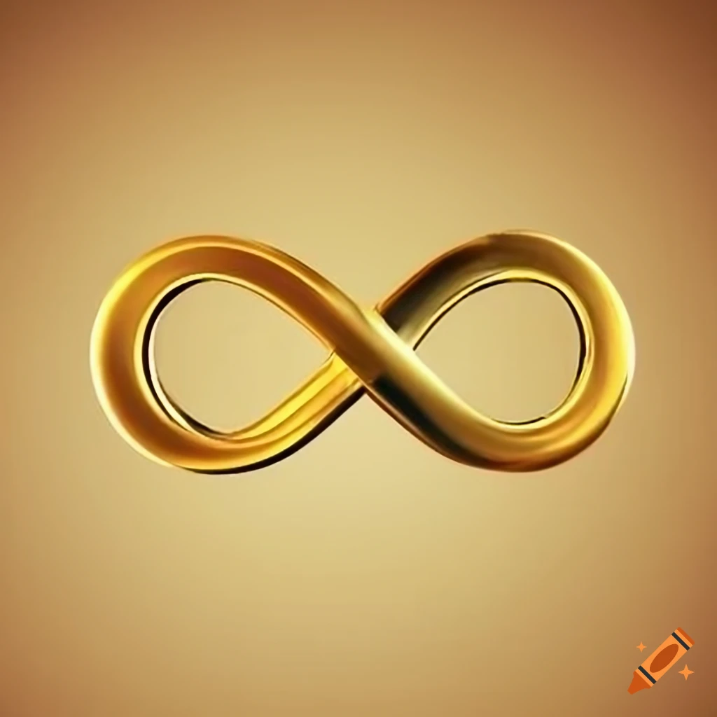 gold infinity symbol