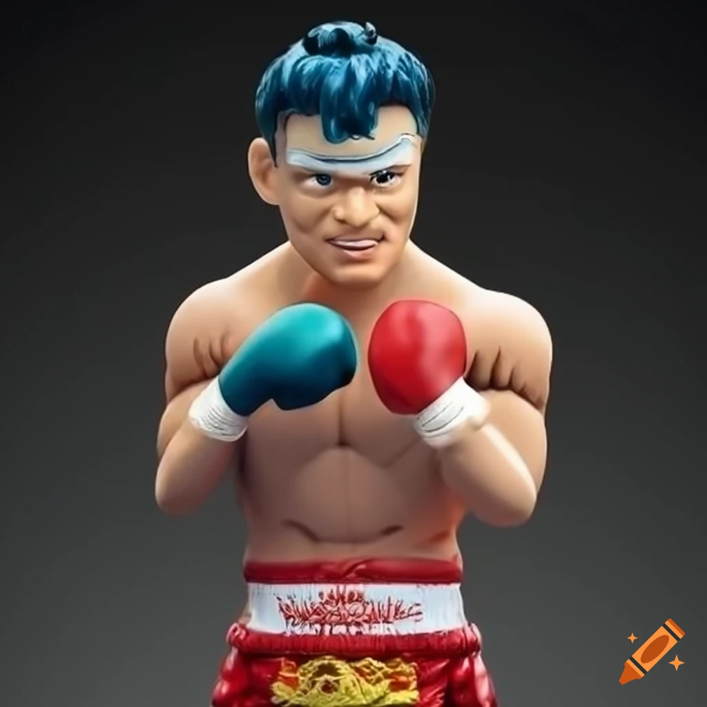 3D Muay Thai figurine