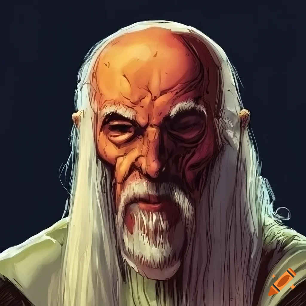 Comicstyle artwork of ki adi mundi on Craiyon