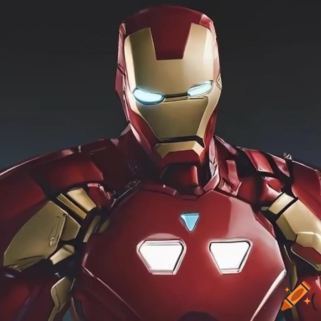 image of futuristic iron man-like armor