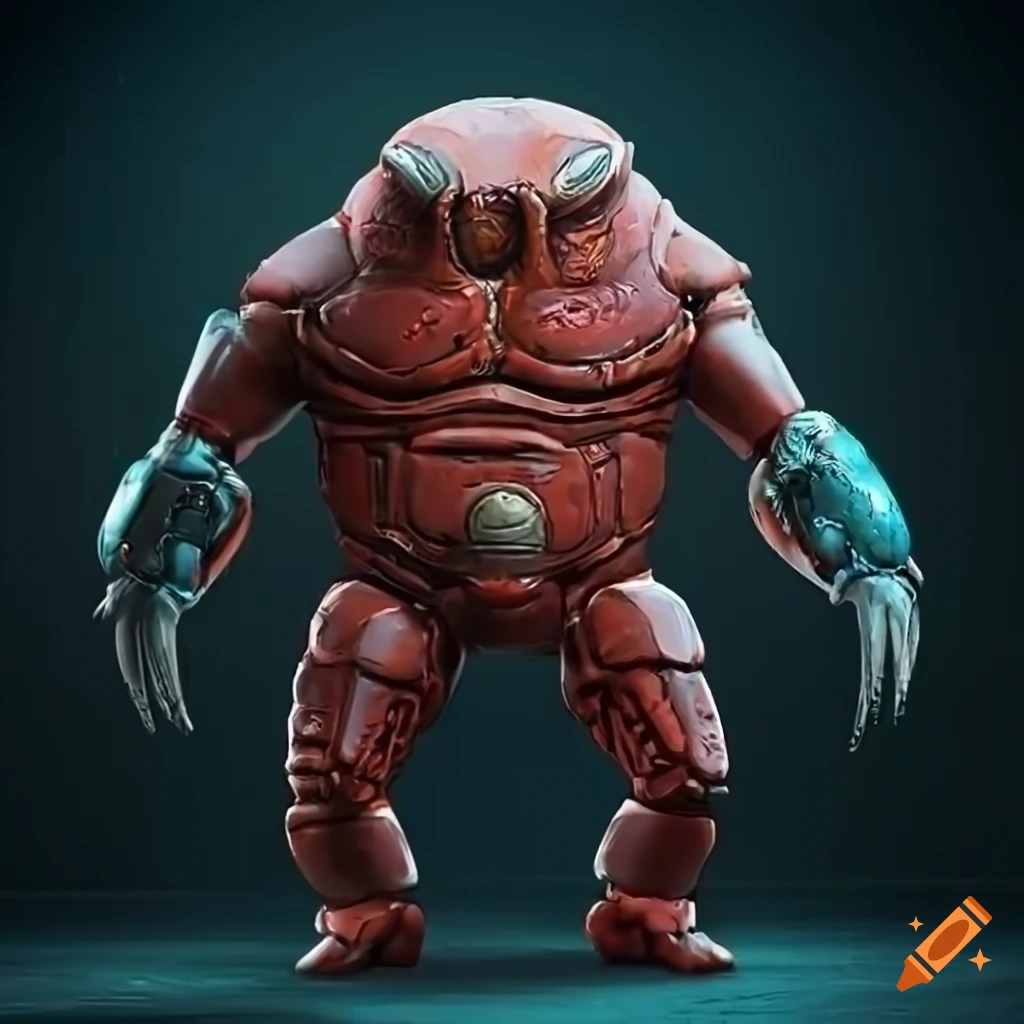 image of a Sci-Fi crab man