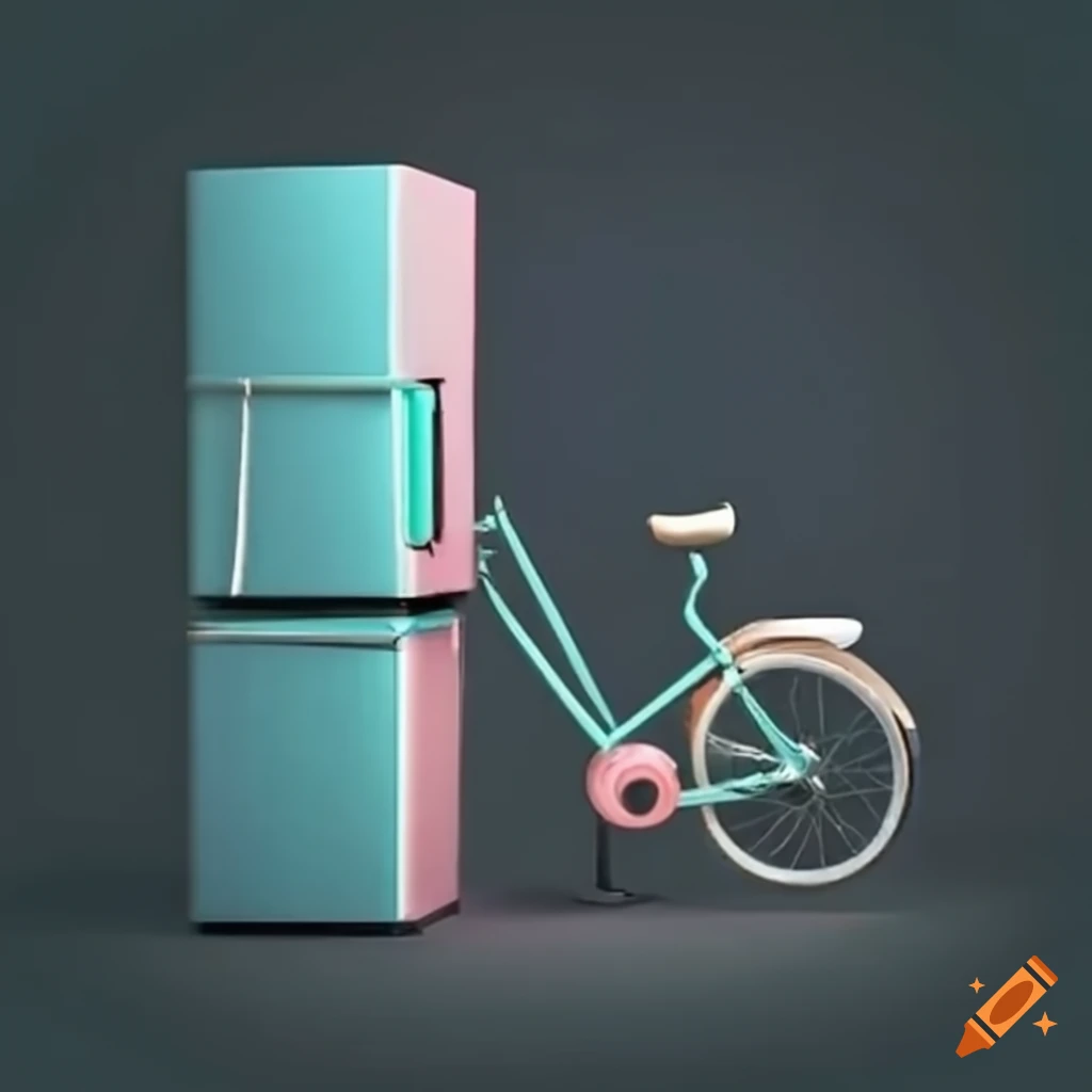 Bicycle With Built in Refrigerator On Craiyon