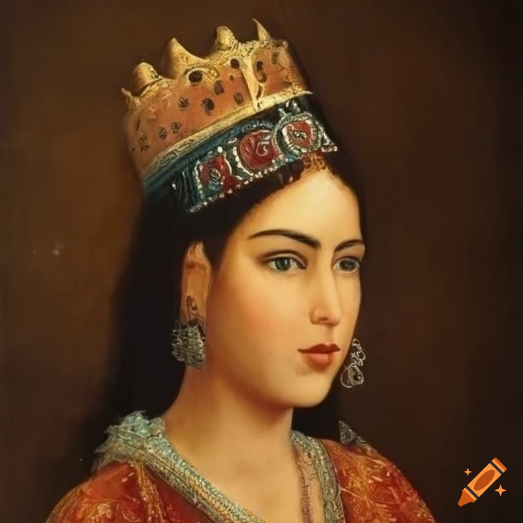 19th-century-painting-of-a-turkic-queen-on-craiyon