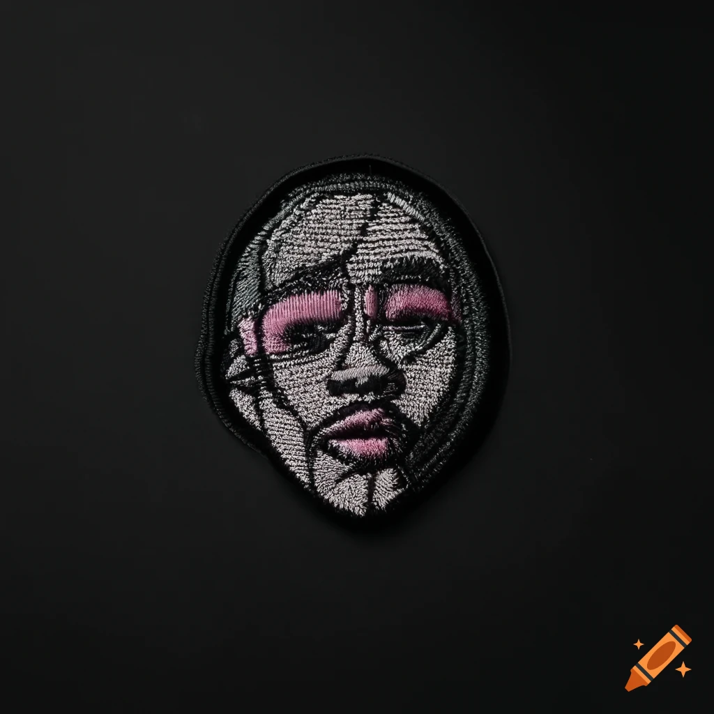 noir graphic design patch