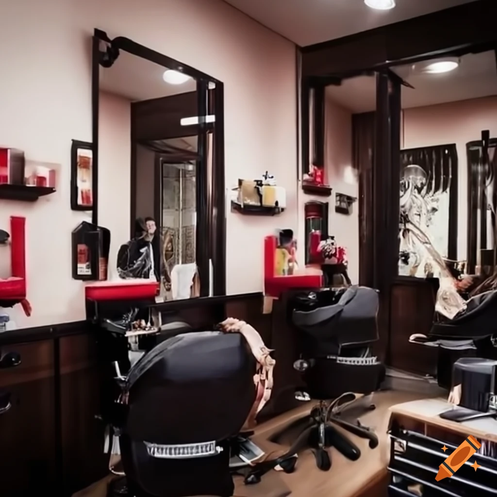 Modern hair salon interior on Craiyon