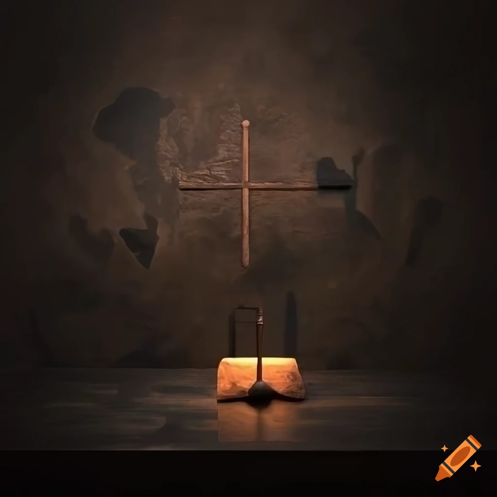 Hyperrealistic noughts and crosses game on a wet rock wall on Craiyon