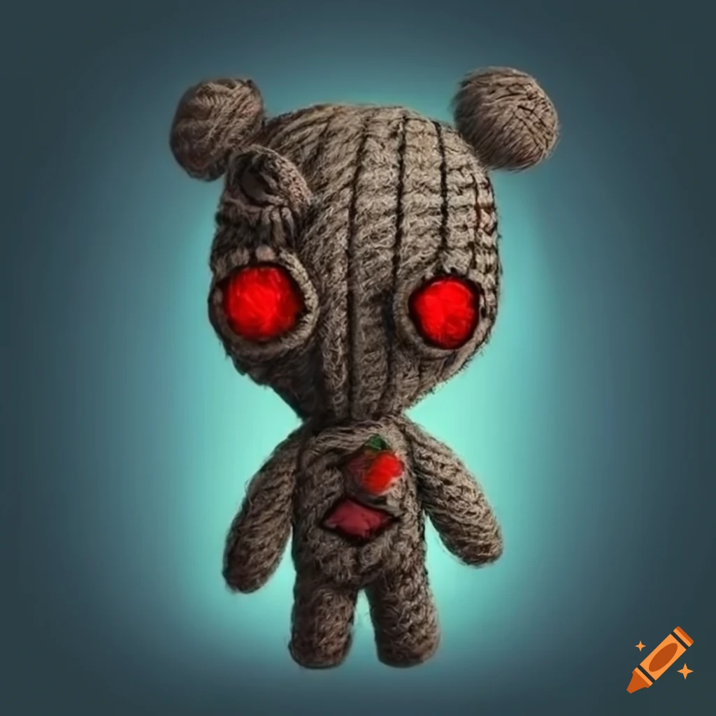 Friendly voodoo doll inspired avatar on Craiyon