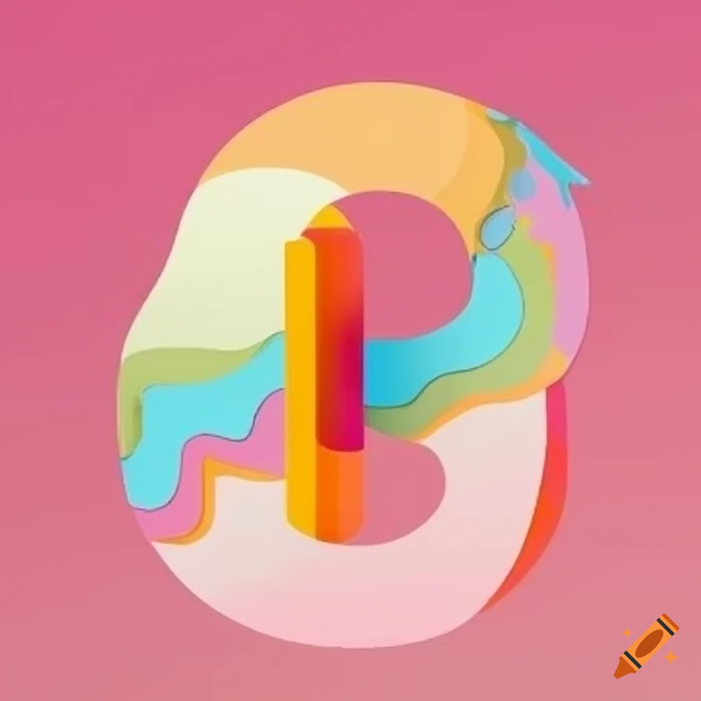 Colorful logo of a letter matching game with latin alphabets