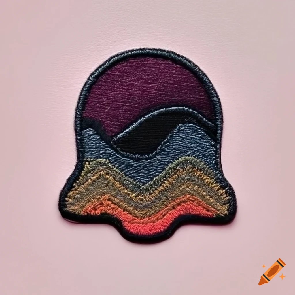 noir graphic design patch