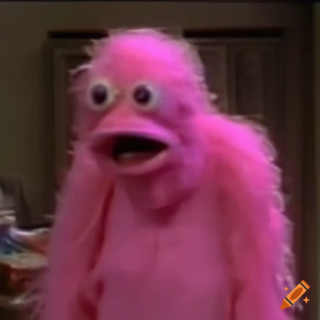80s-sitcom-style-dancing-creature-in-pink