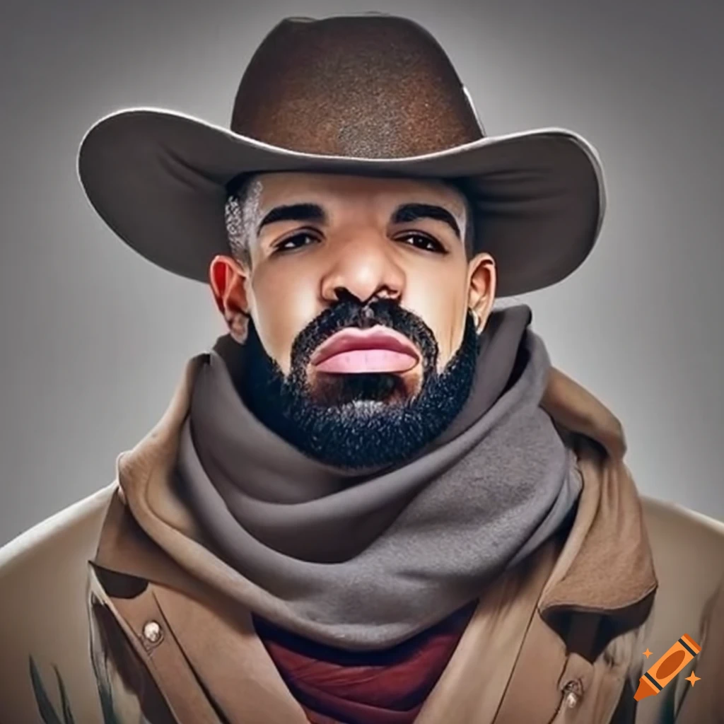 Drake dressed as a cowboy