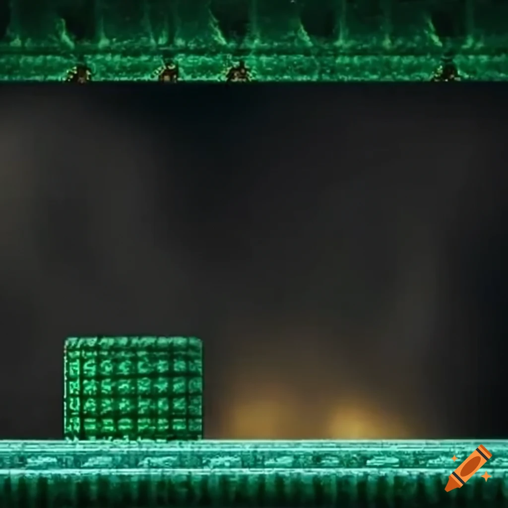 zoomed in tile of a metroid game