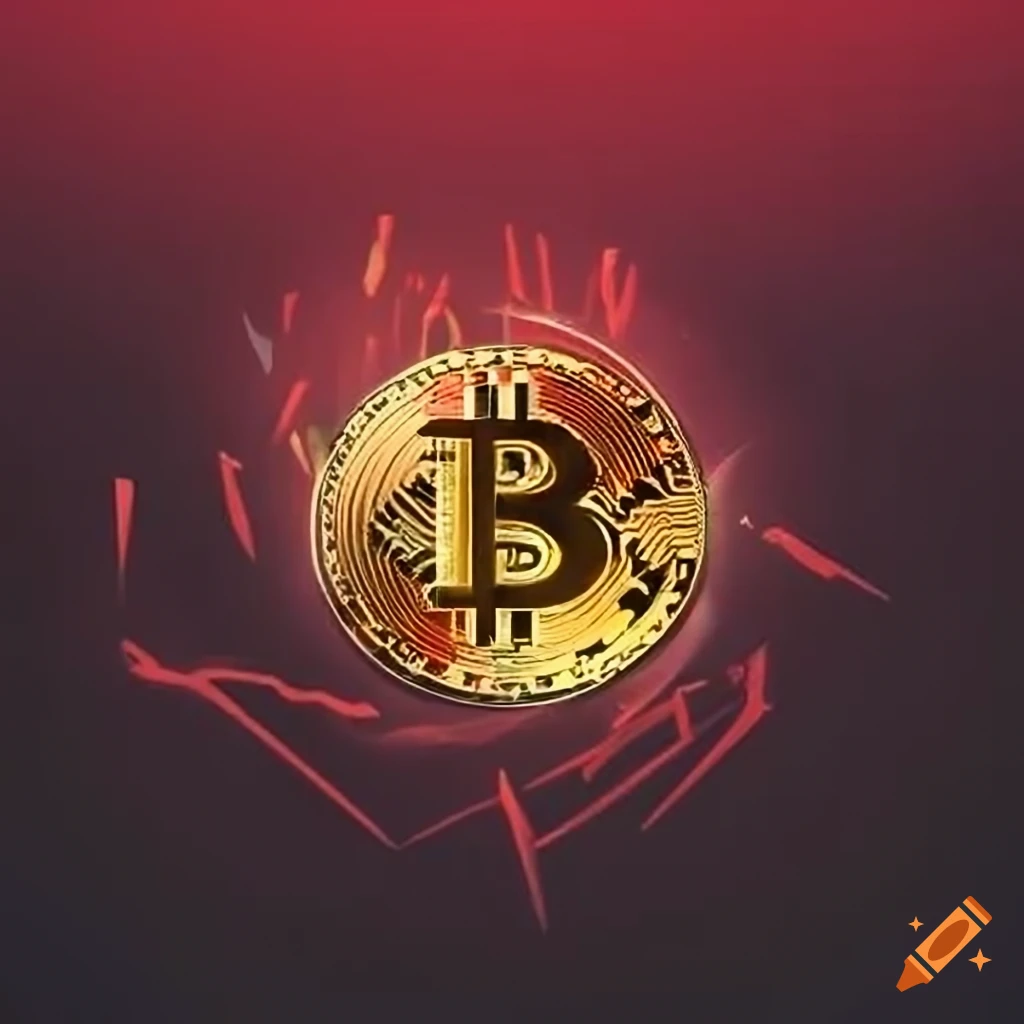 red background with bear symbolizing stock market crash