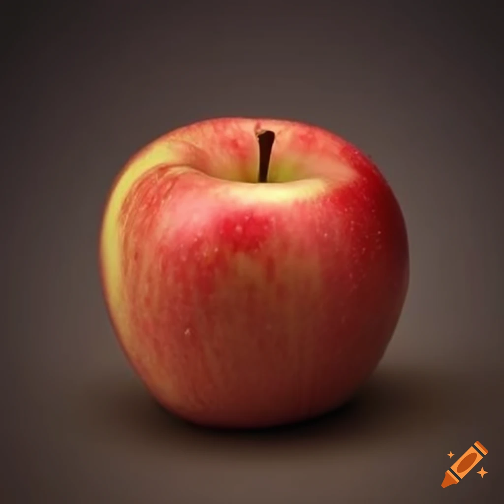 close-up of a juicy red apple