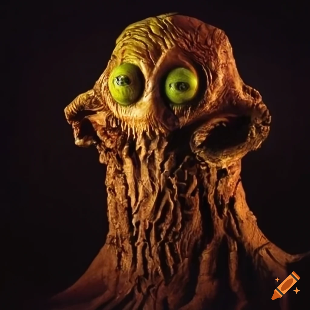 Cyclops Leaf Wood and Bark Creatures from Doctor Who