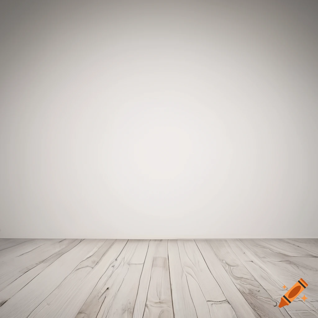 Texture of white wood floorboards