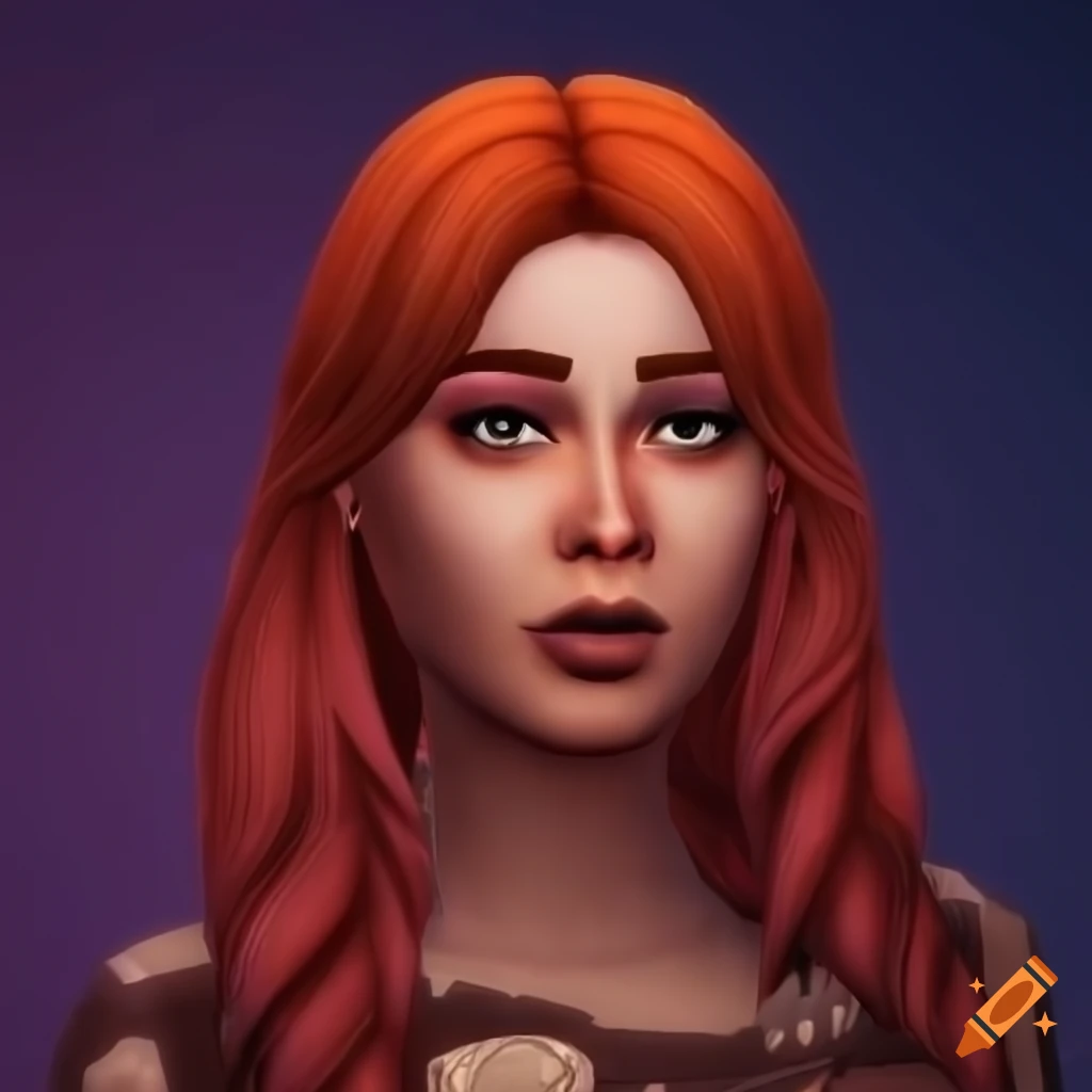 Profile picture for sims 4 player on Craiyon