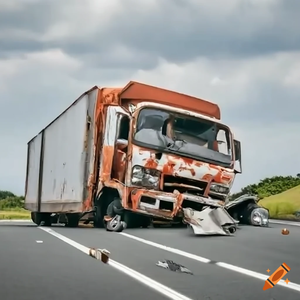 ISUZU trailer truck on a Japanese highway