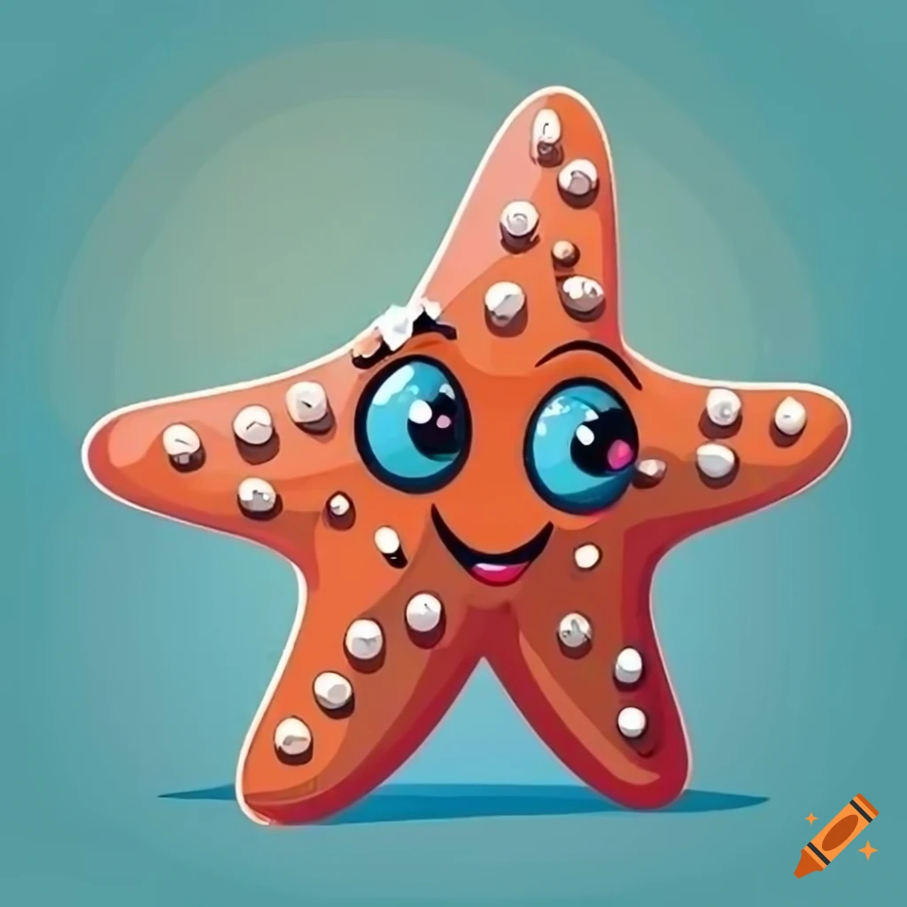 Cartoon Starfish On Craiyon