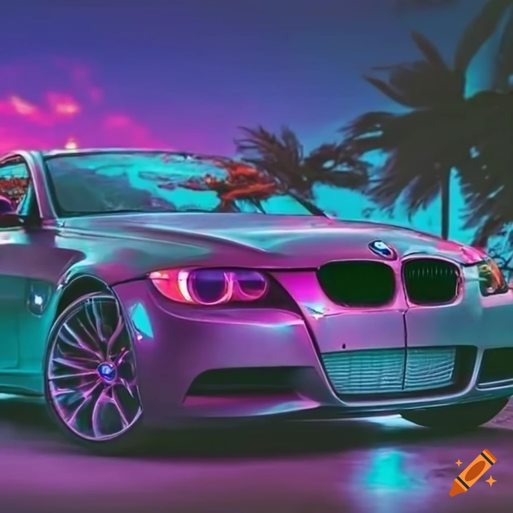 Grey Bmw E92 325i With Miami Vice Vibes