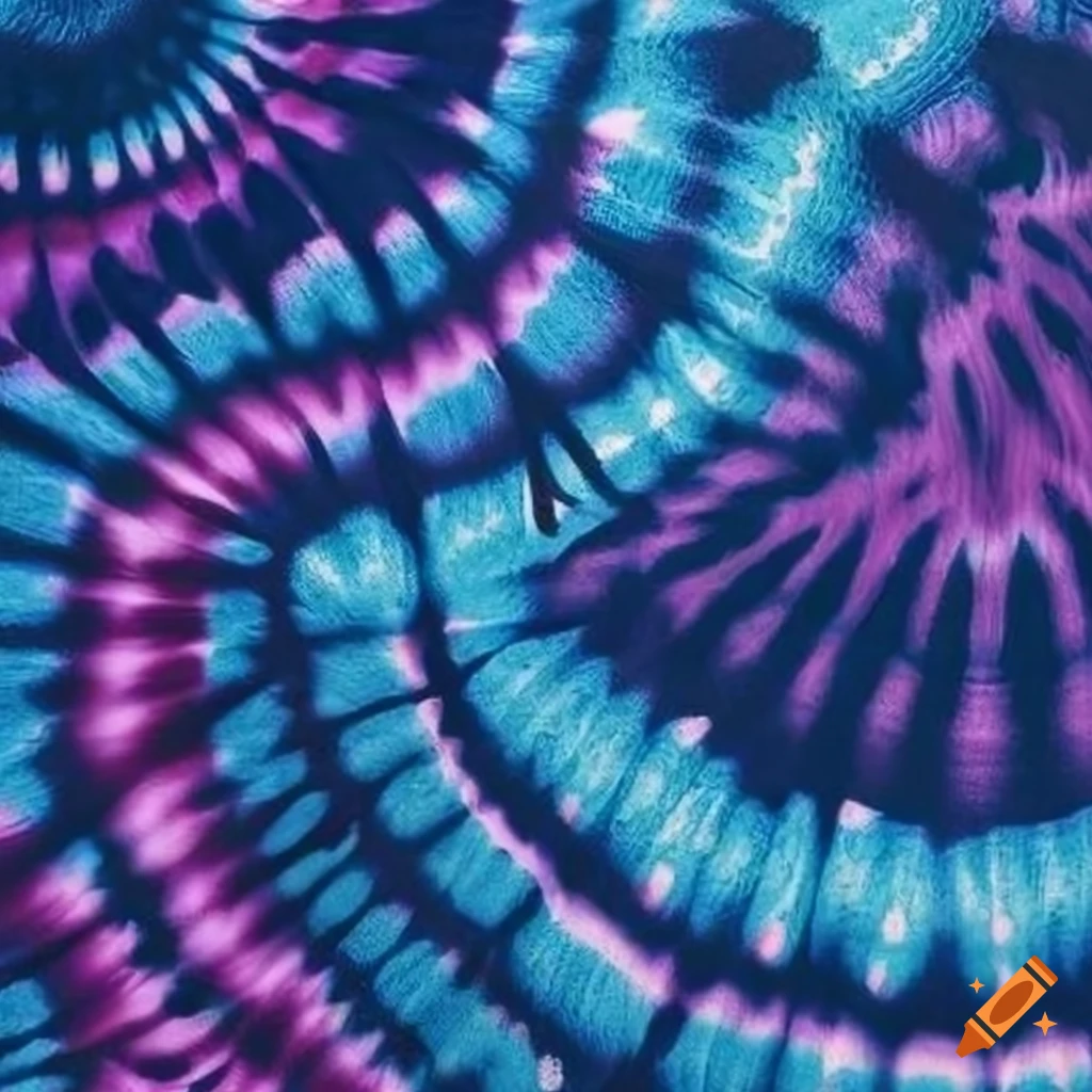 smooth and vibrant tiedye pattern