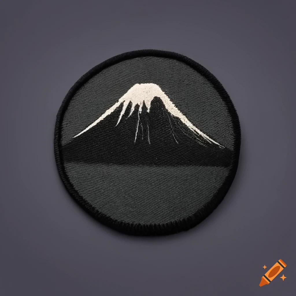 noir graphic design patch