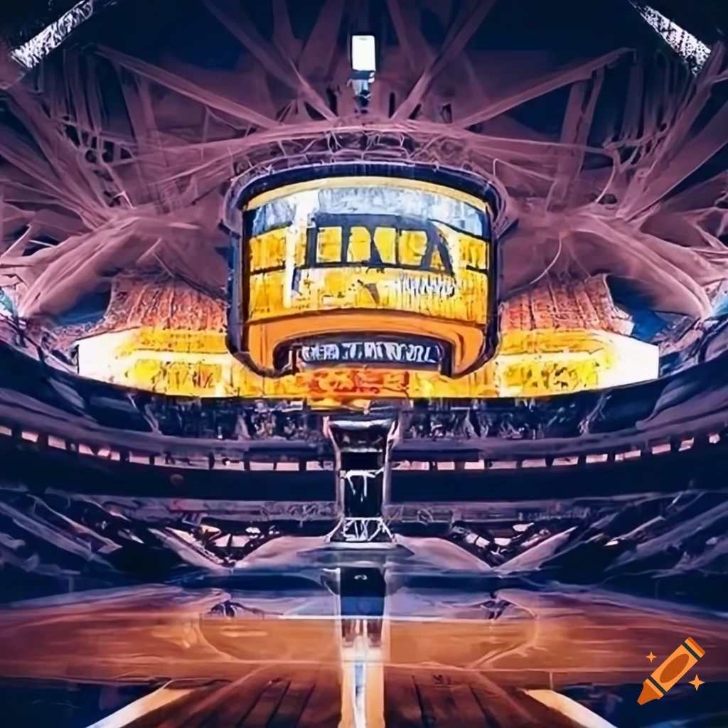 Hd Wallpaper Of The Indiana Pacers Basketball Court