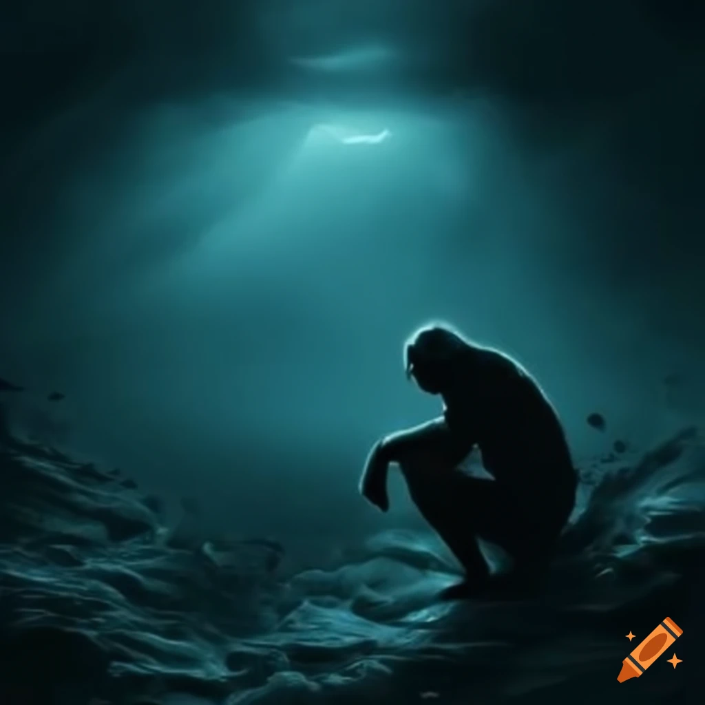Artistic Representation Of Depression And Loneliness On Craiyon