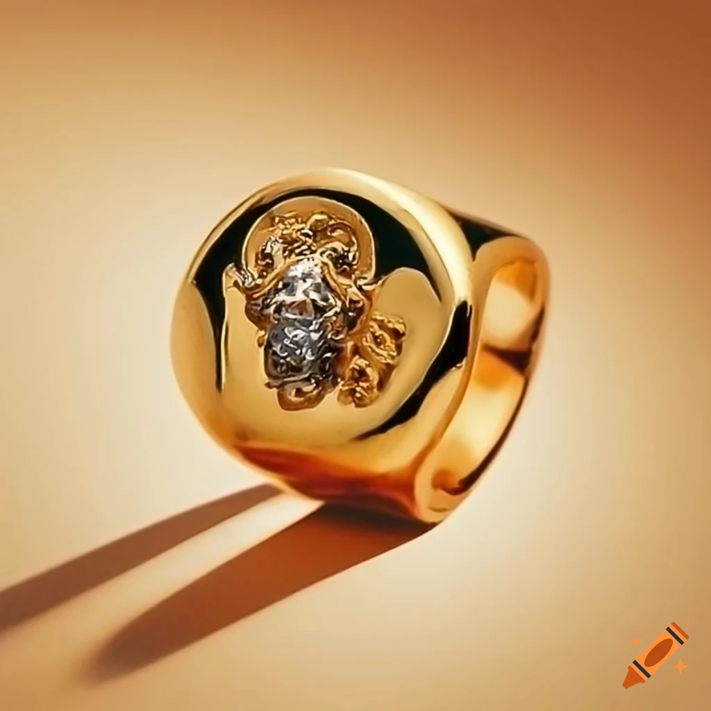 gold-ring-with-bull-and-money-in-its-mouth-on-craiyon