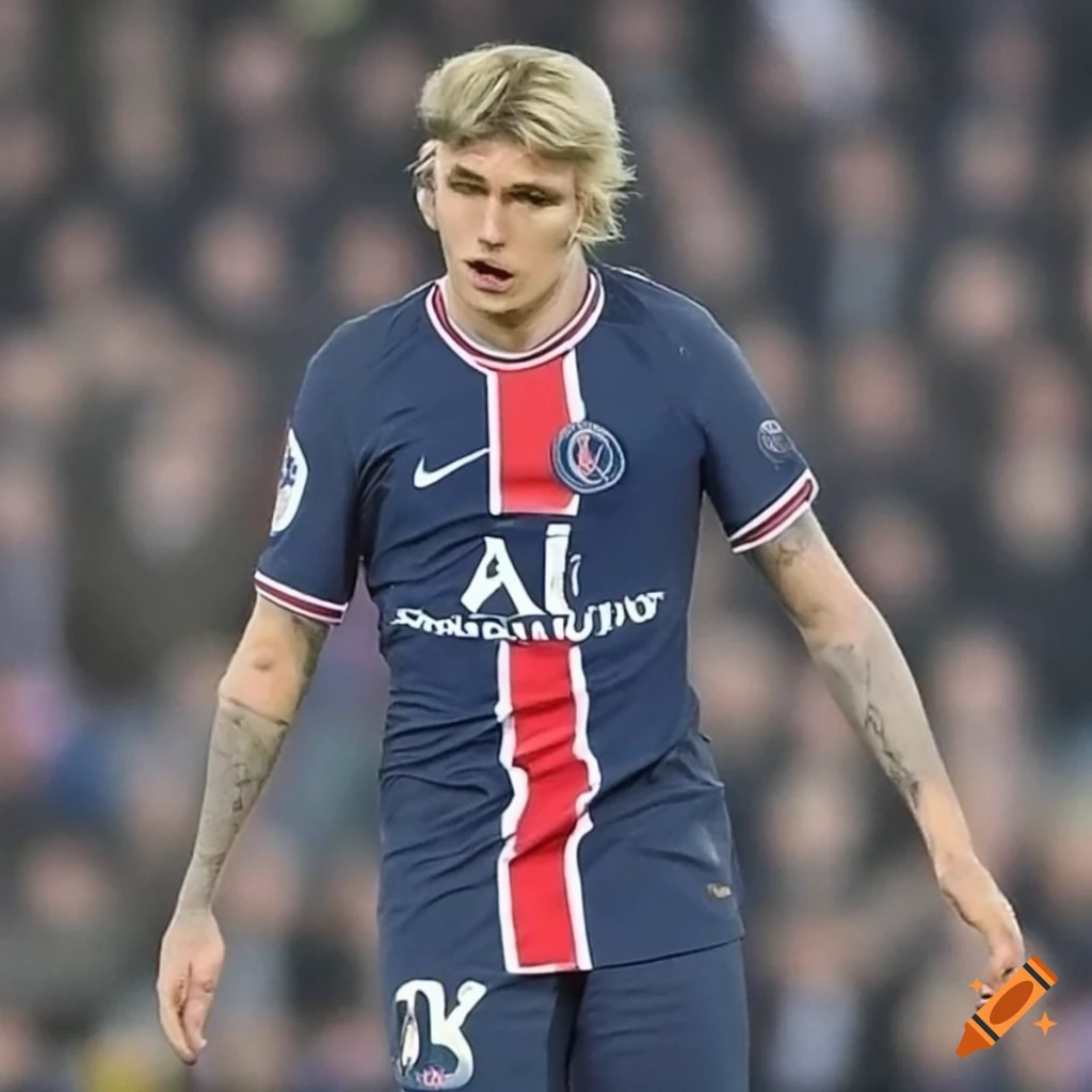 Soccer Player With Blonde Hair And Glasses