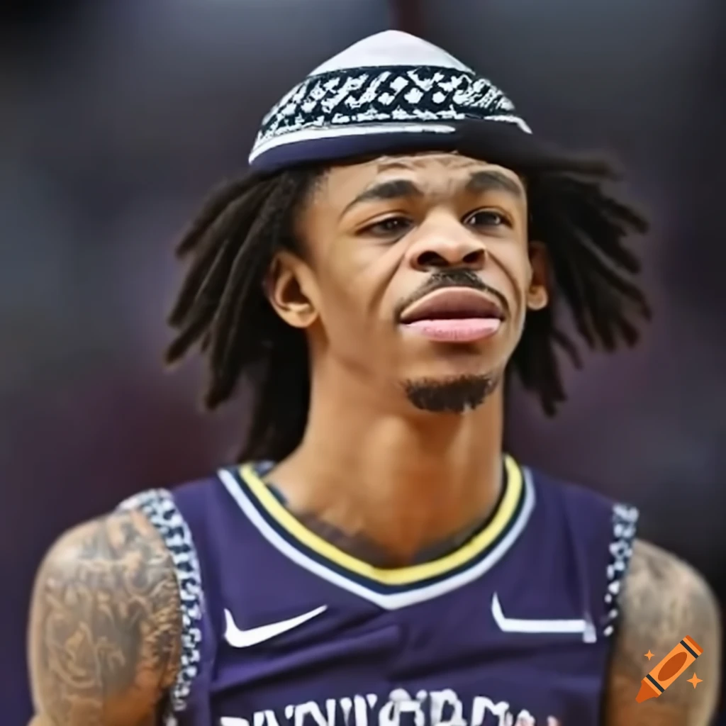 Ja Morant A Jewish Basketball Player Wearing A Kippa On Craiyon