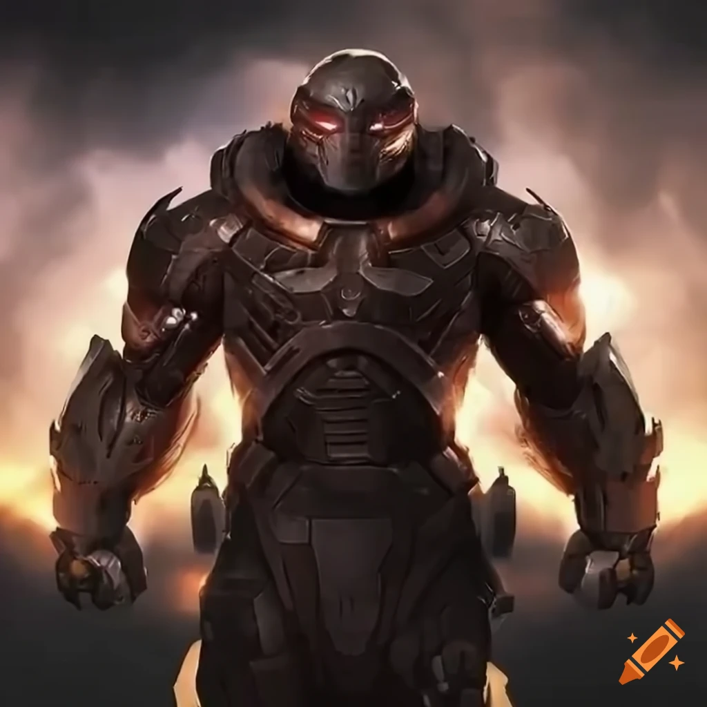 detailed futuristic armor