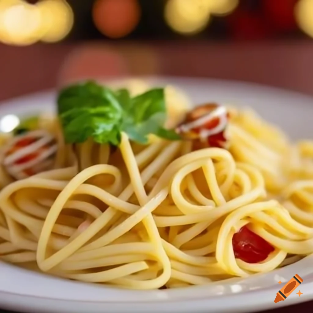 delicious plate of spaghetti with cheese and toppings