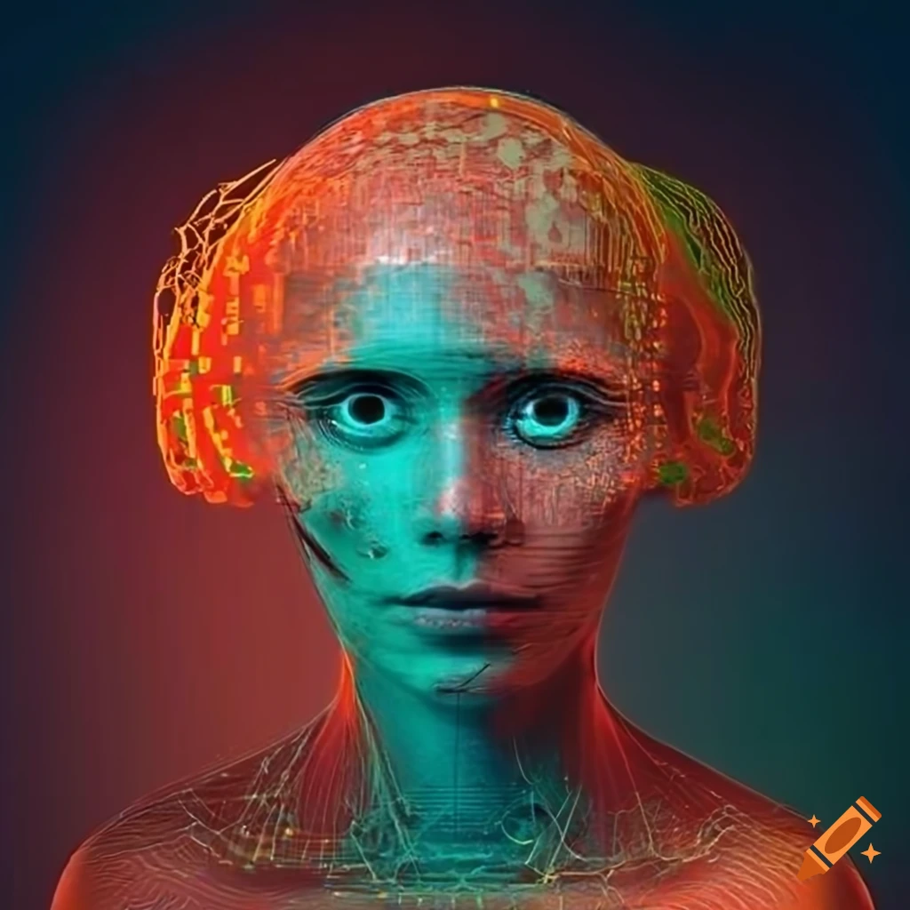 Innovative image of artificial intelligence on craiyon
