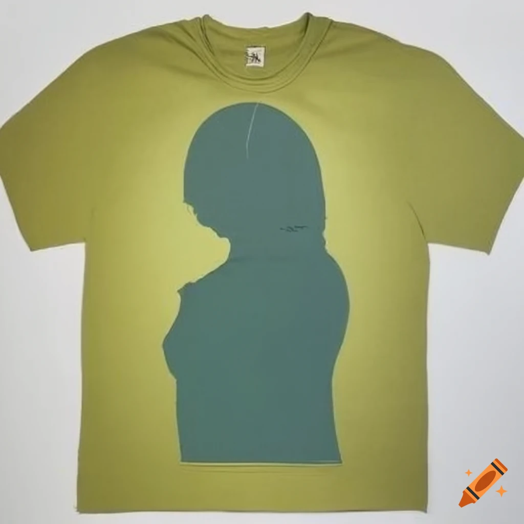 screen printed image of a 70s bum
