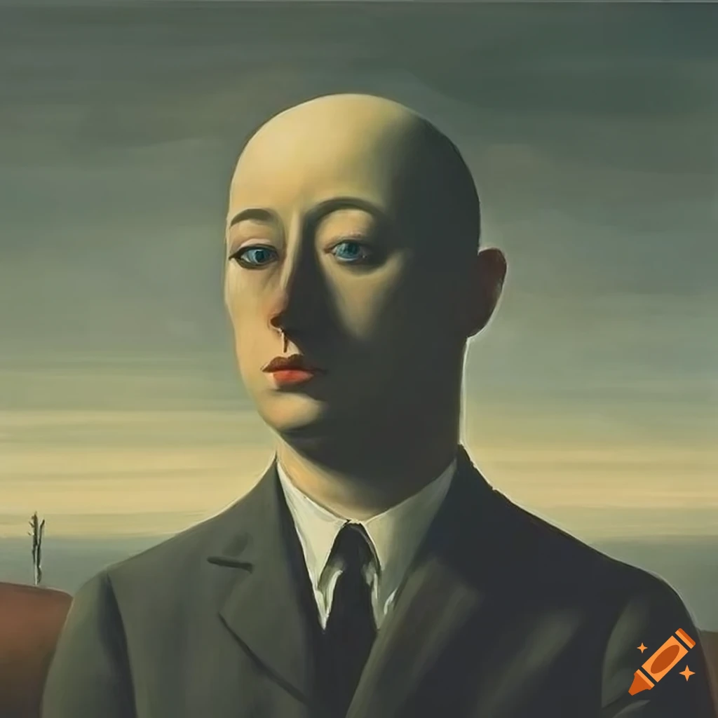 Paintings by rené magritte on Craiyon