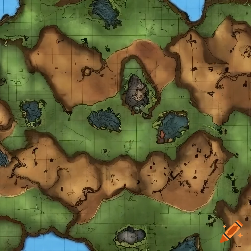 Top down Path Map On Craiyon