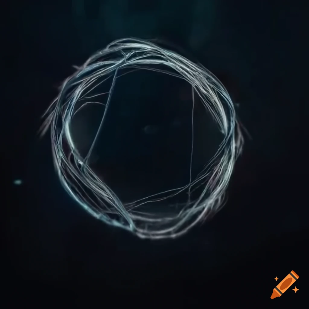 Surreal floating wire object in a strange space on Craiyon