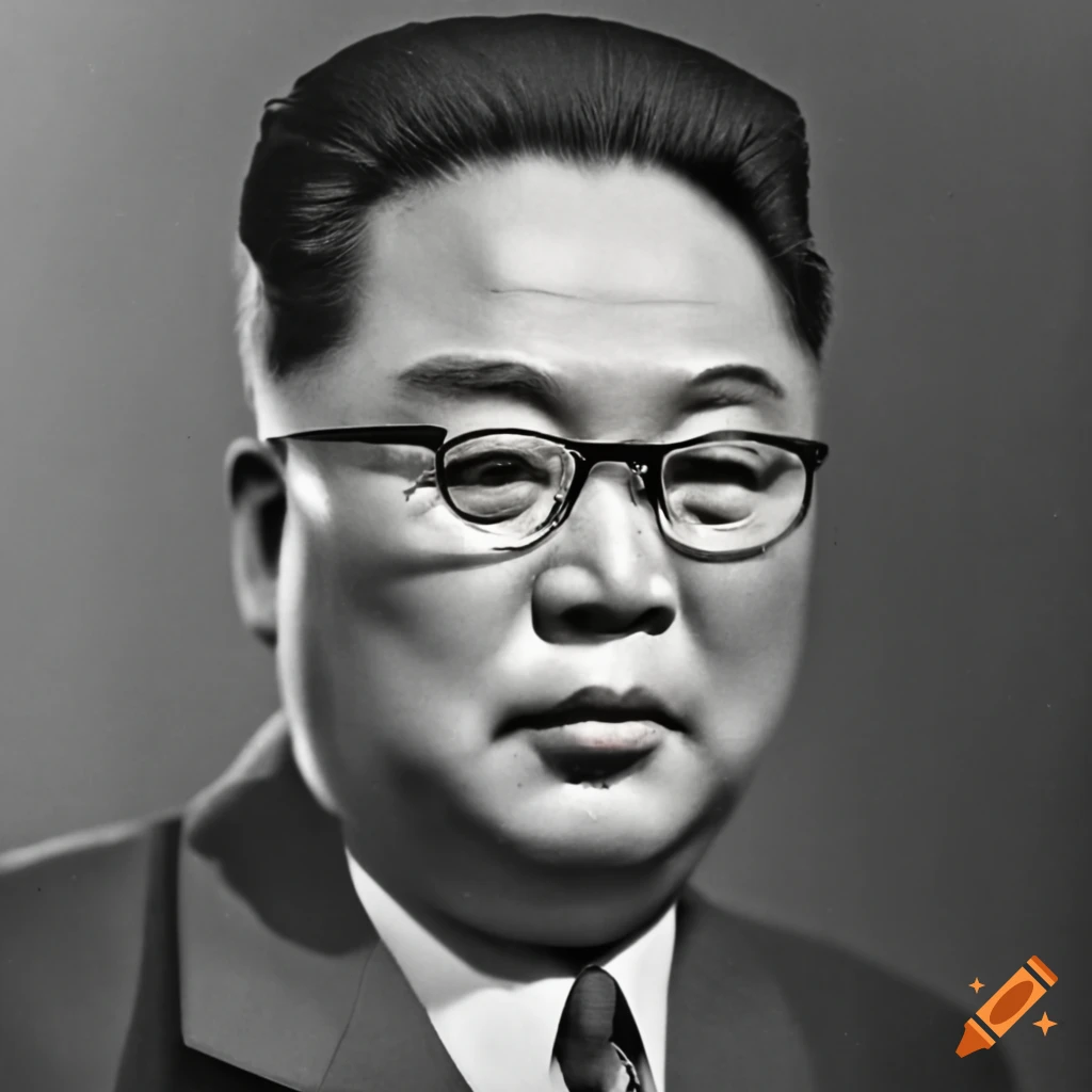 Portrait of kim il sung, north korean politician on Craiyon