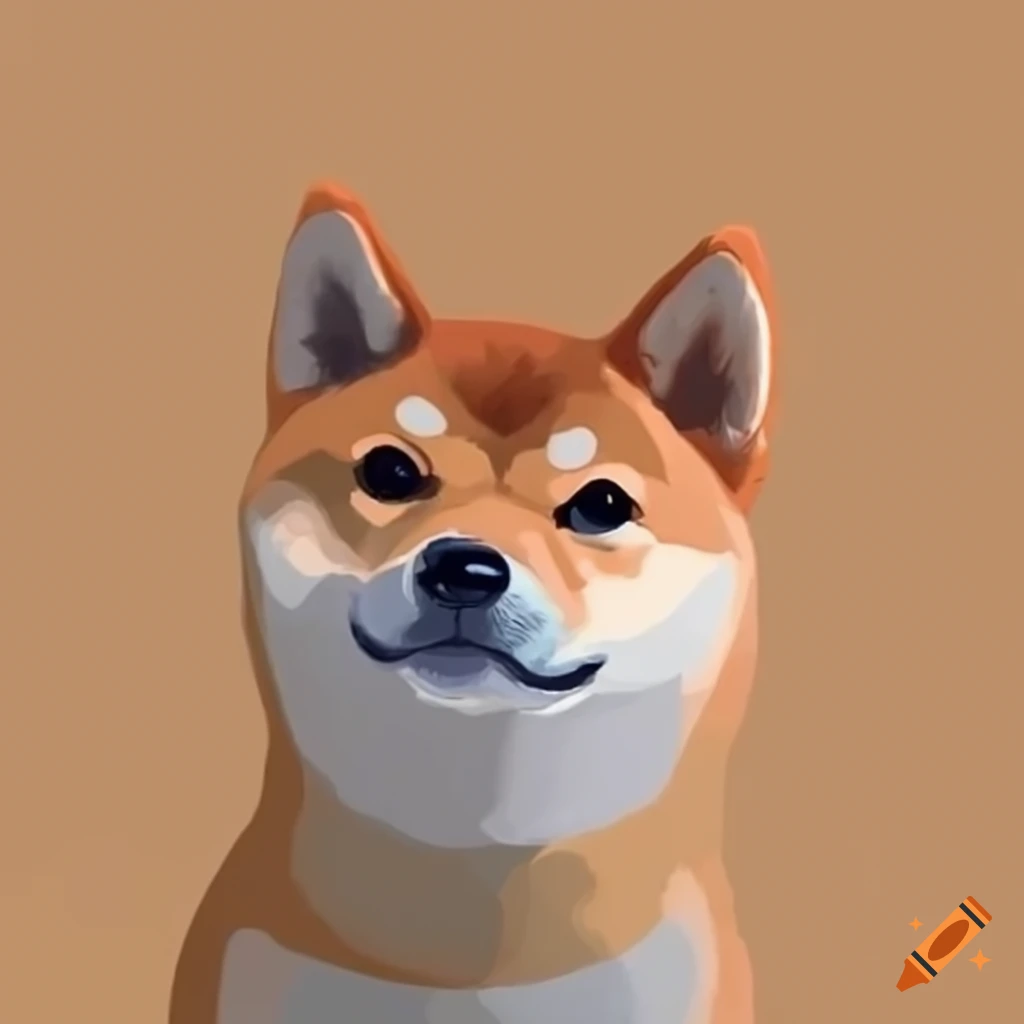image of a frog and a Shiba Inu together