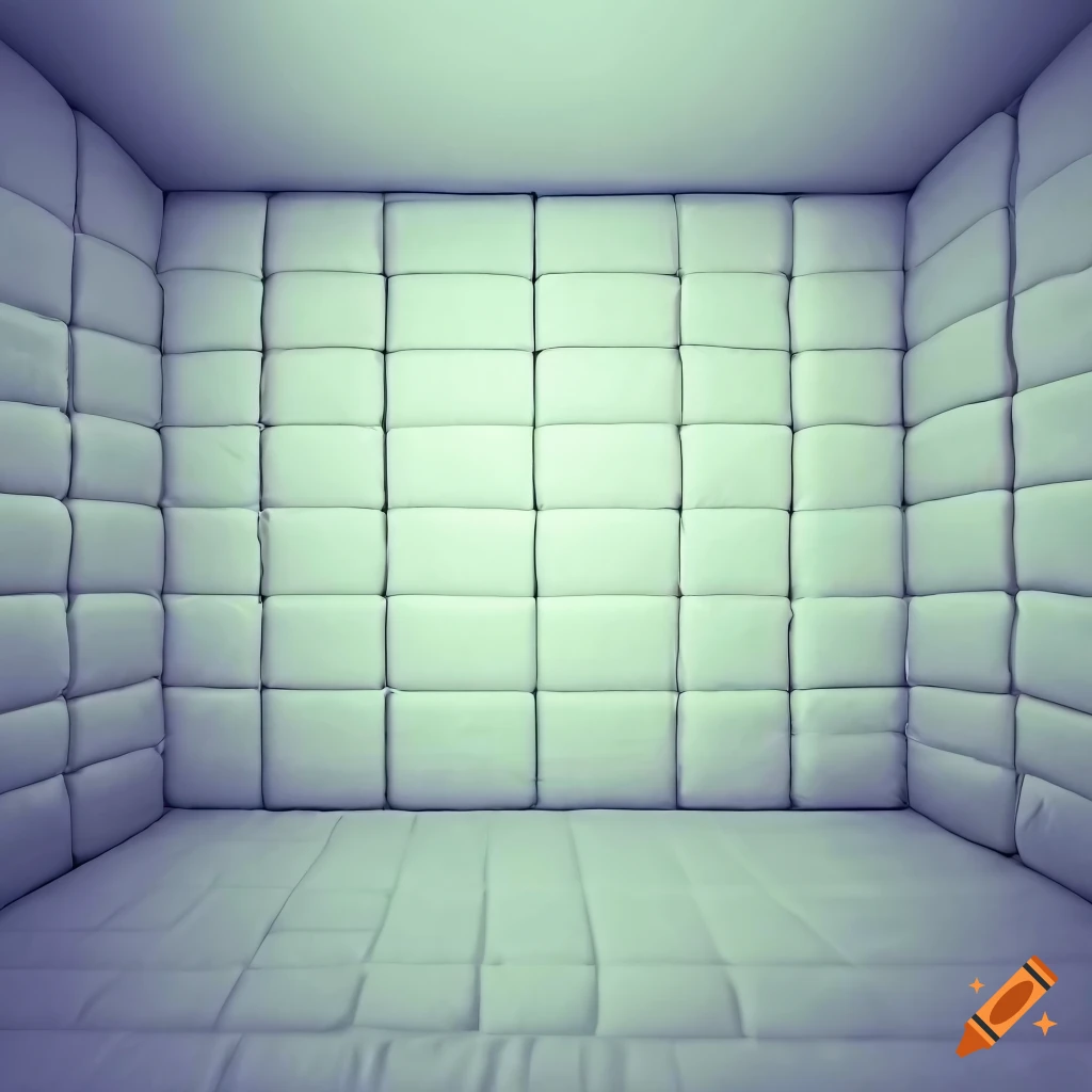Empty colorful padded cell room for kids in detailed 4k photo on Craiyon