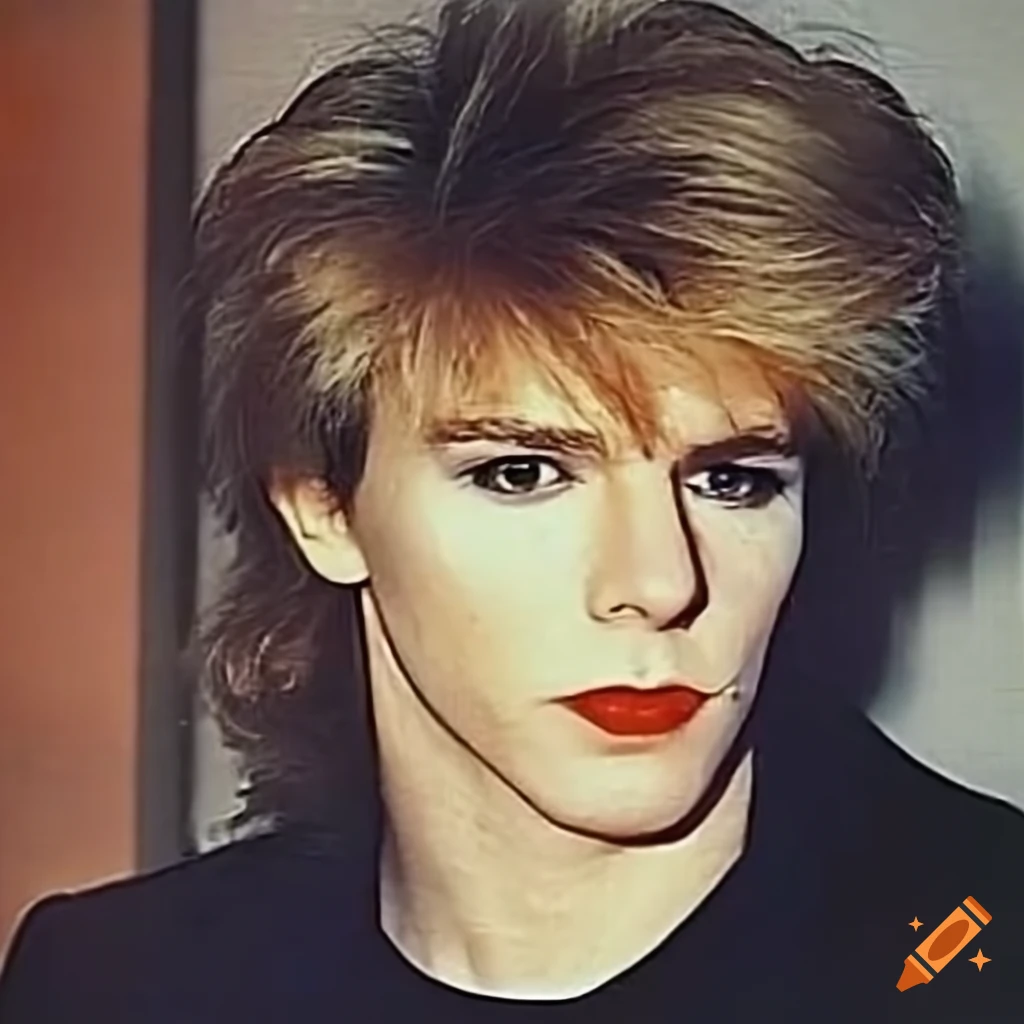 Portrait Of A Young John Taylor From Duran Duran On Craiyon