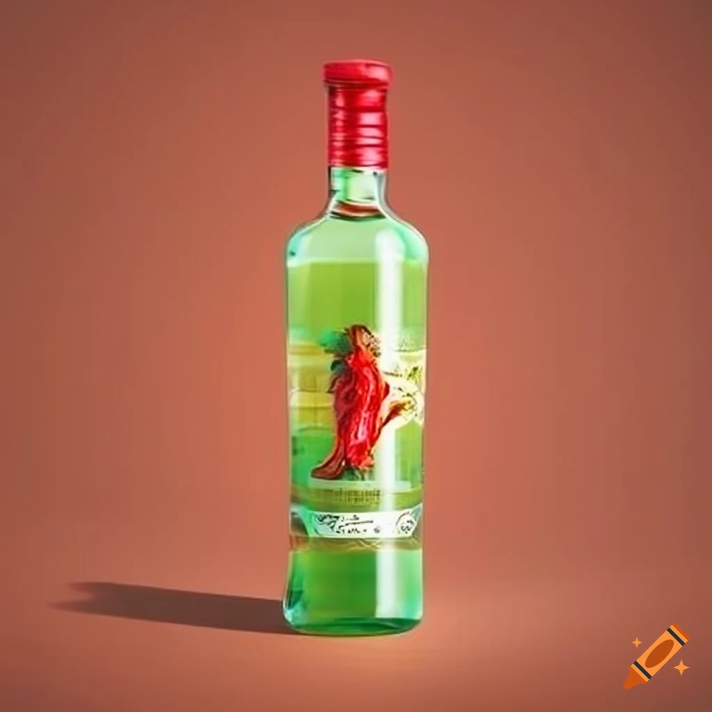 Label Design For Hot Pepper Tequila