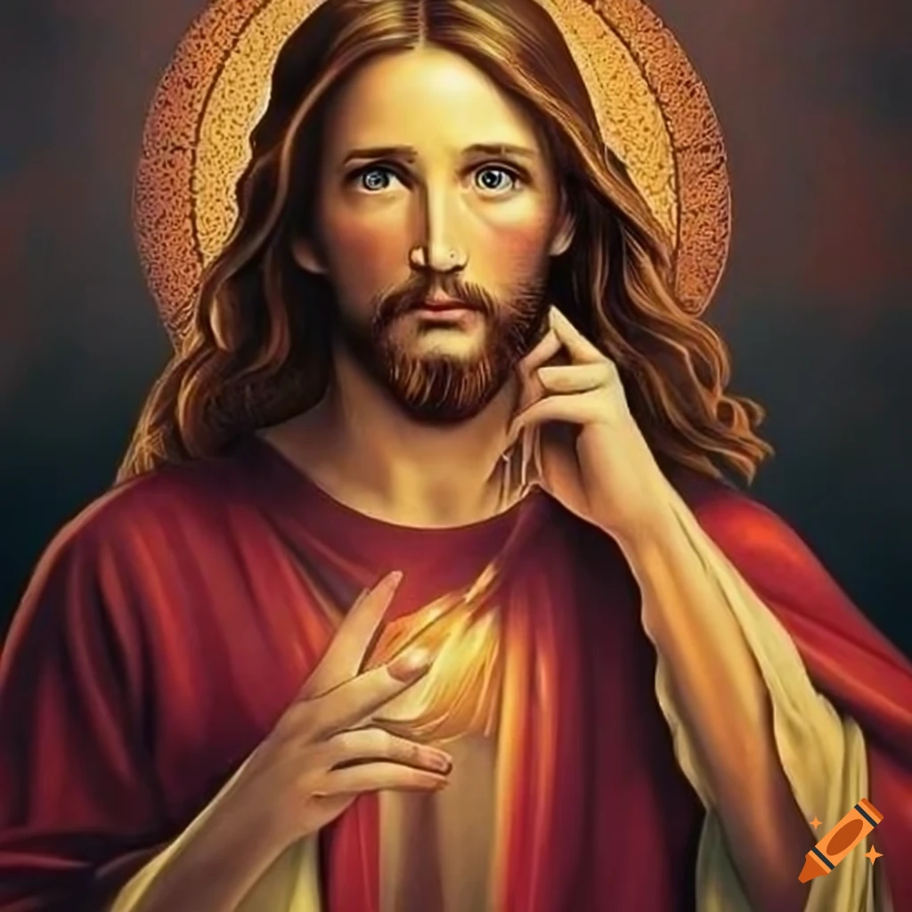 Beautiful artwork of jesus on Craiyon