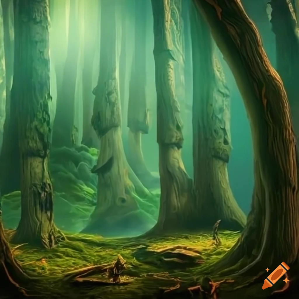 Fantasy Forest Landscape